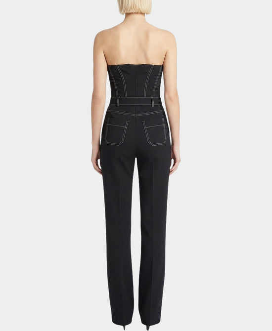 Strapless Jumpsuit w/ Stitching Detail view 