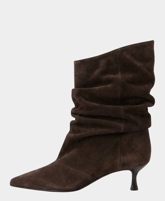 
Suede Slouch Bootie in BROWN view 2