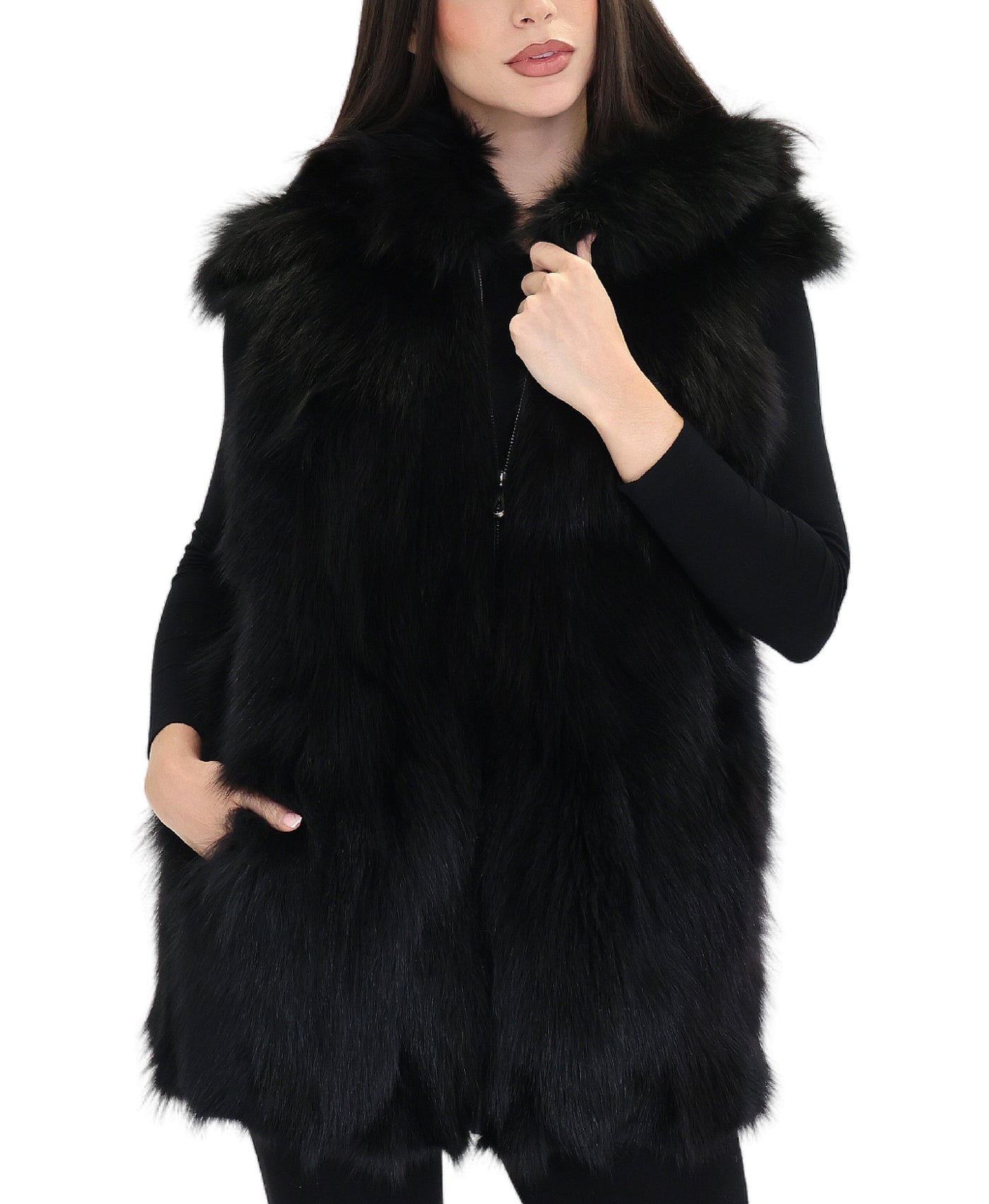 Fox Fur Vest view 1