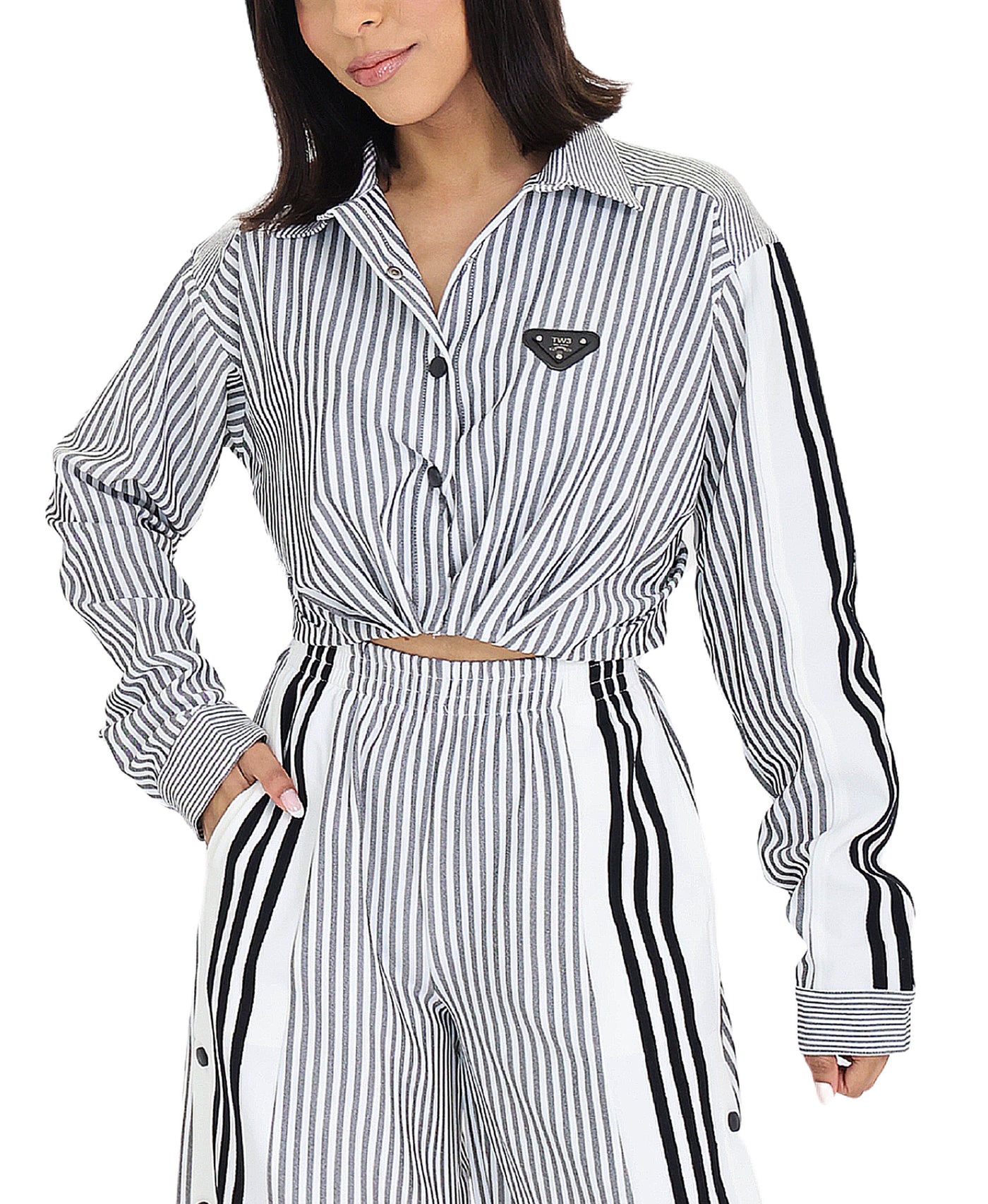 Striped Top view 1