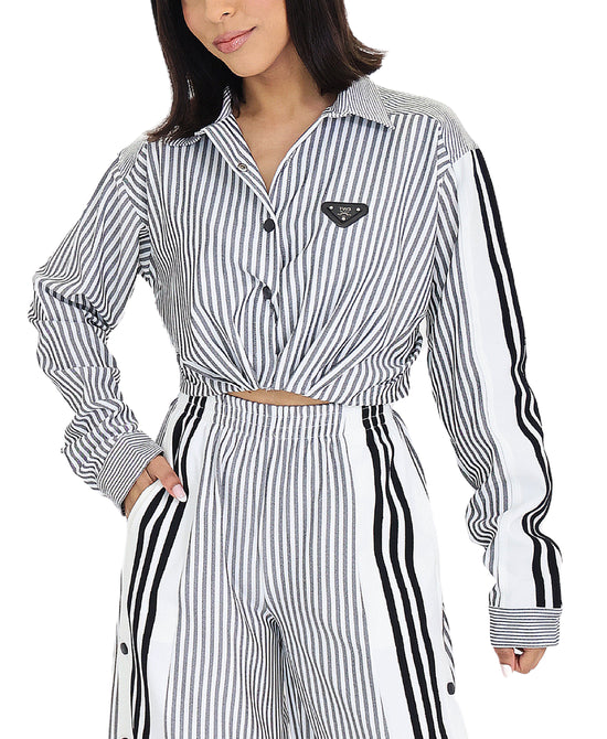 Striped Top view 
