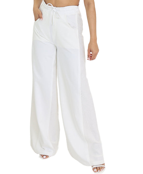 Pants w/ Gauze Trim view 
