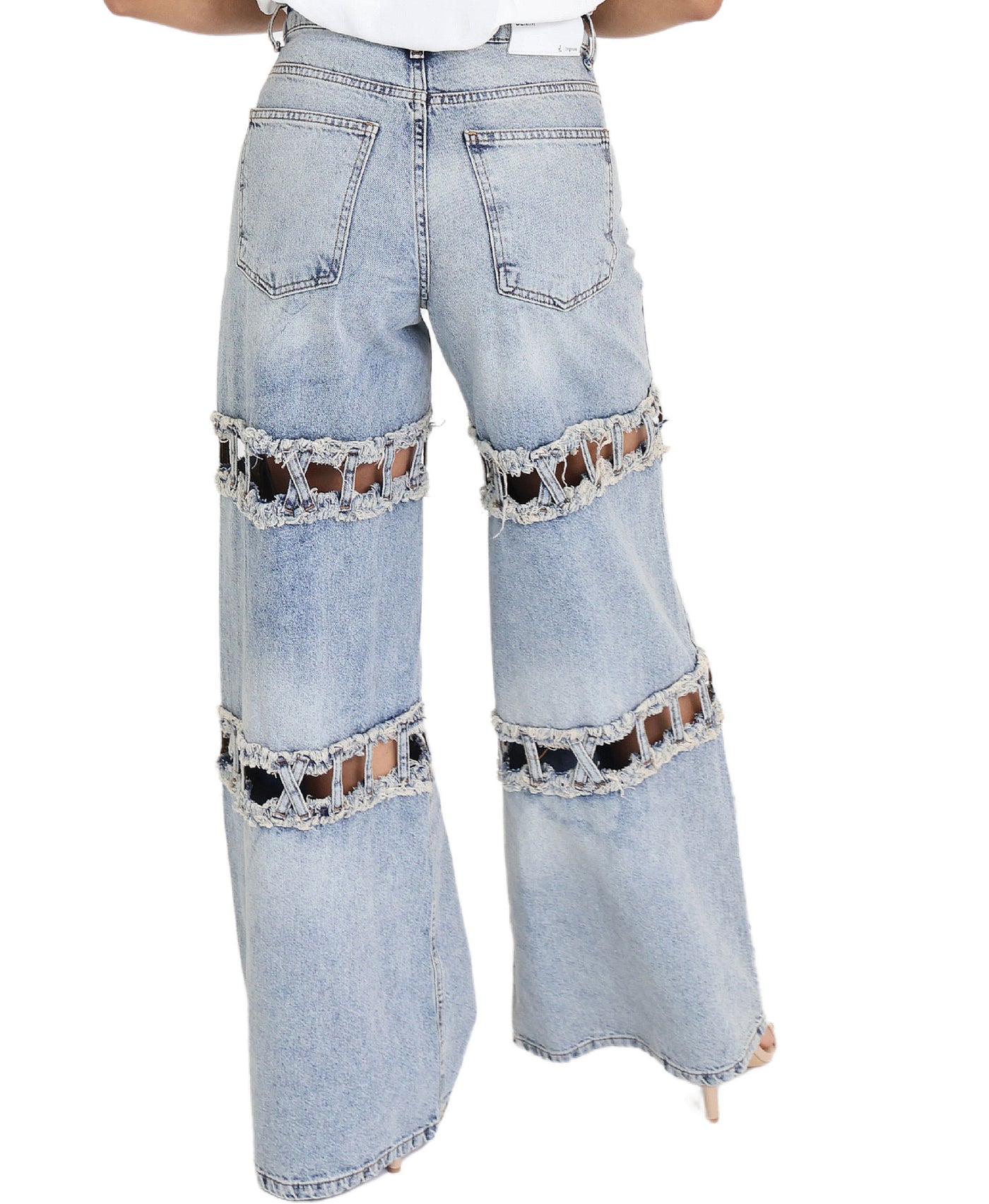 Jeans w/ Cut-Outs view 2