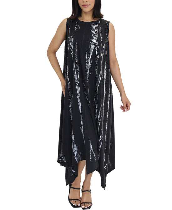 Paint Splatter Midi Dress view 
