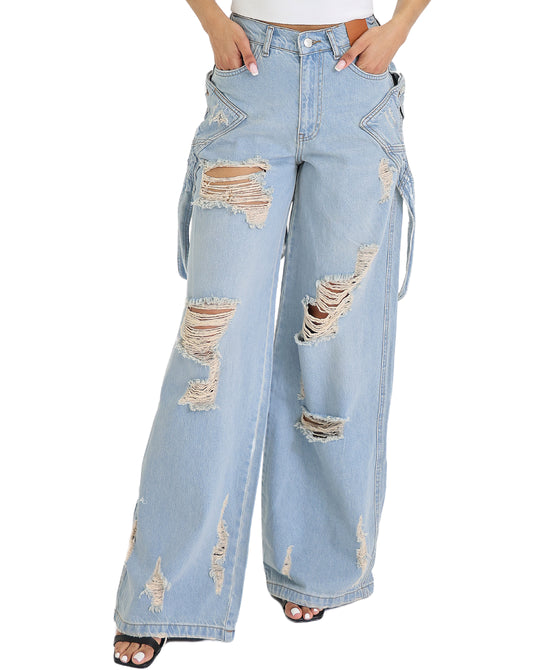 Distressed Jeans view 1