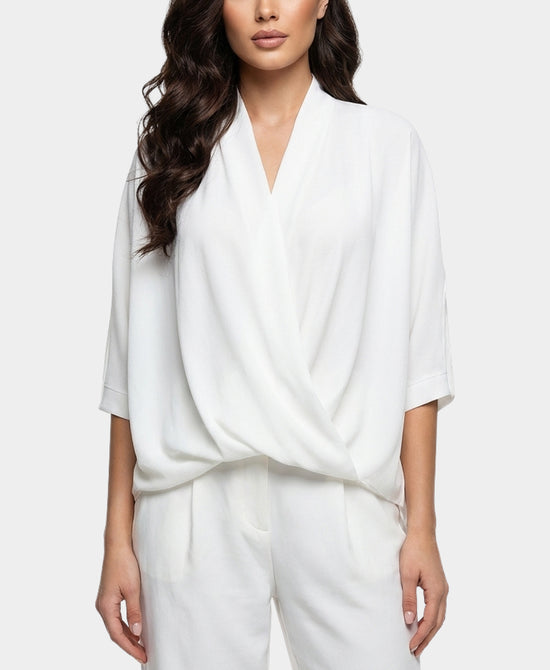 Surplice Hi-Lo Blouse view 1