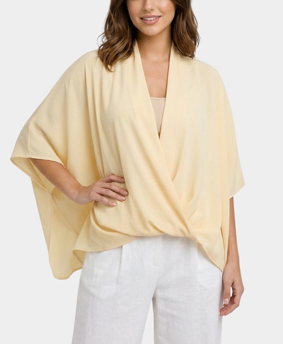 
Surplice Hi-Lo Blouse in BUTTER view 1