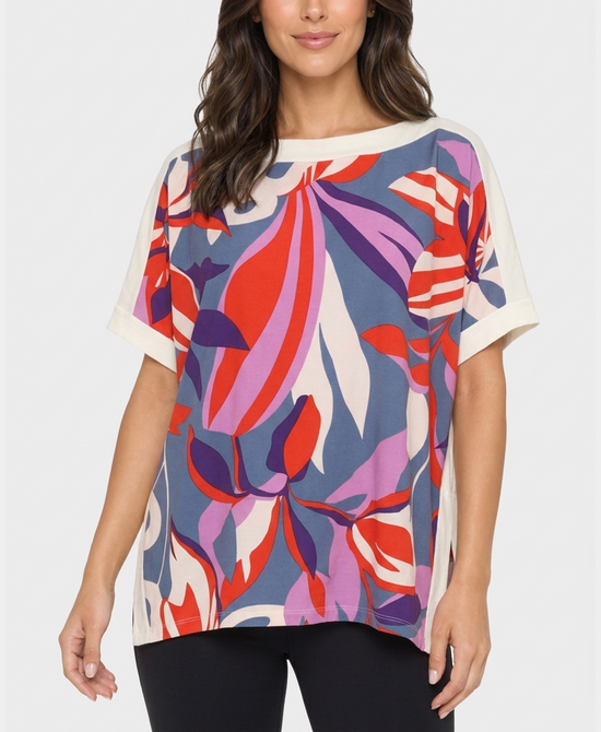 
Printed Hi-Lo Blouse in MULTI view 1