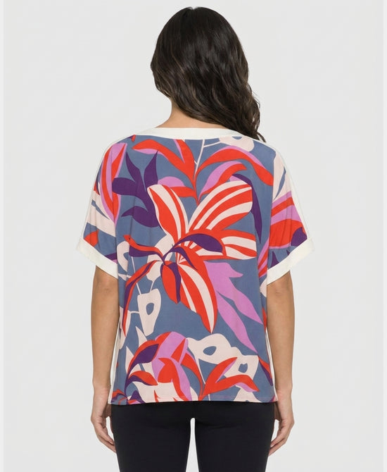
Printed Hi-Lo Blouse in MULTI view 2