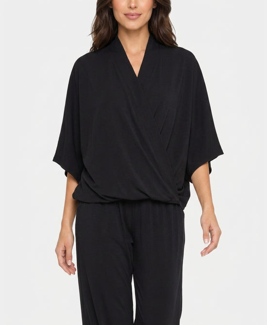 
Surplice Blouse in BLACK view 1