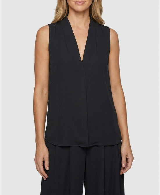 
Sleeveless Blouse in BLACK view 1