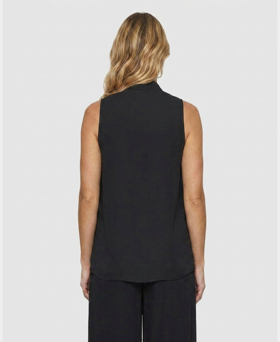 
Sleeveless Blouse in BLACK view 2