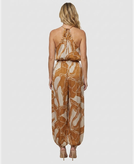 
Print Bubble Bottom Cami in CAMEL/BEIGE view 2