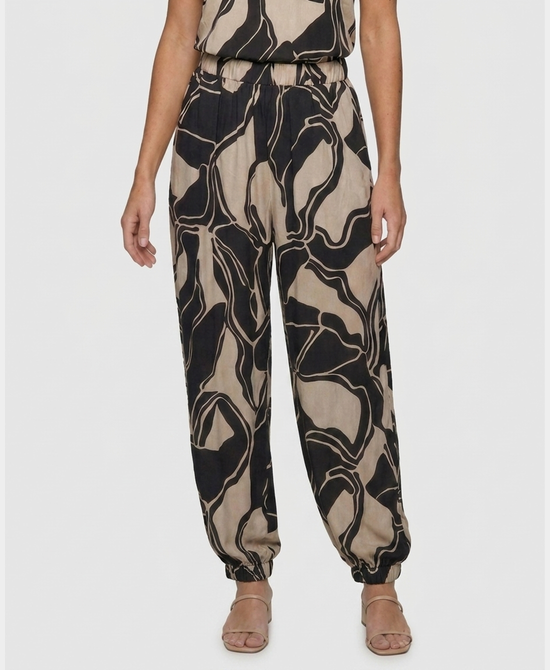 
Print Balloon Pants in BLACK/BEIGE view 1