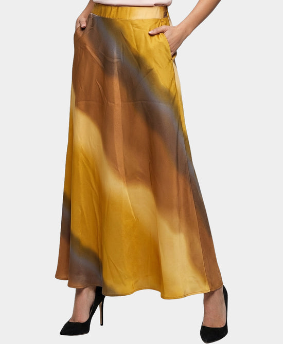 Ombre Midi Hi-Lo Skirt view 1