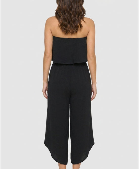 
Strapless Jumpsuit in BLACK view 2