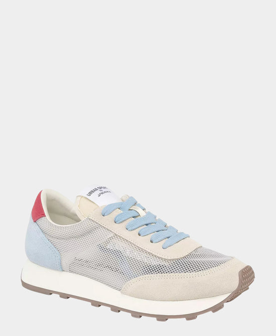 
Suede Mesh Sneaker in BEIGE/BLUE view 1