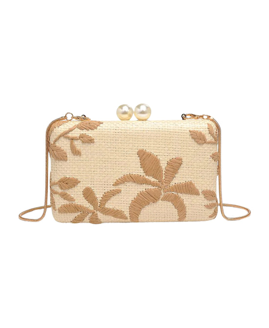 Embroidered Evening Clutch view 