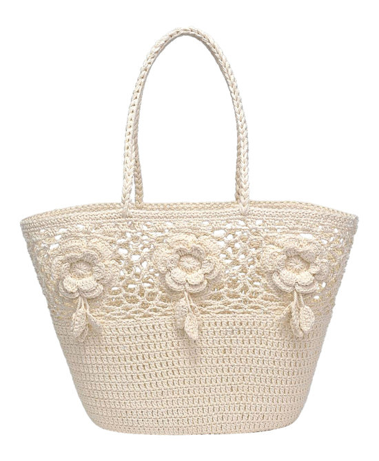 Crochet Tote Bag view 