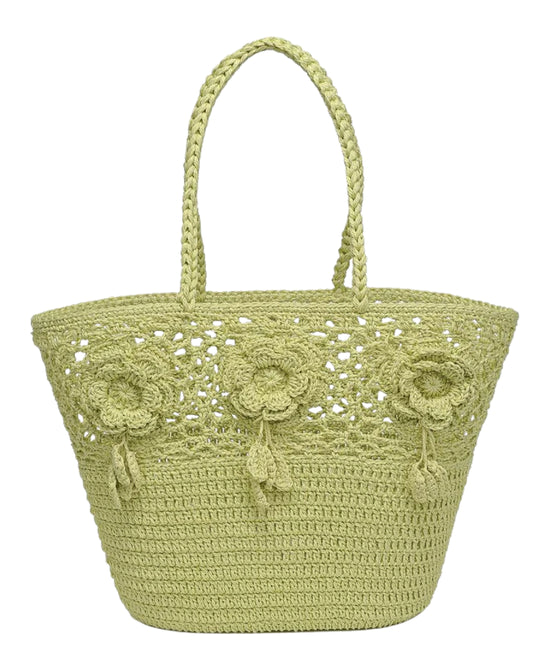 Crochet Tote Bag view 