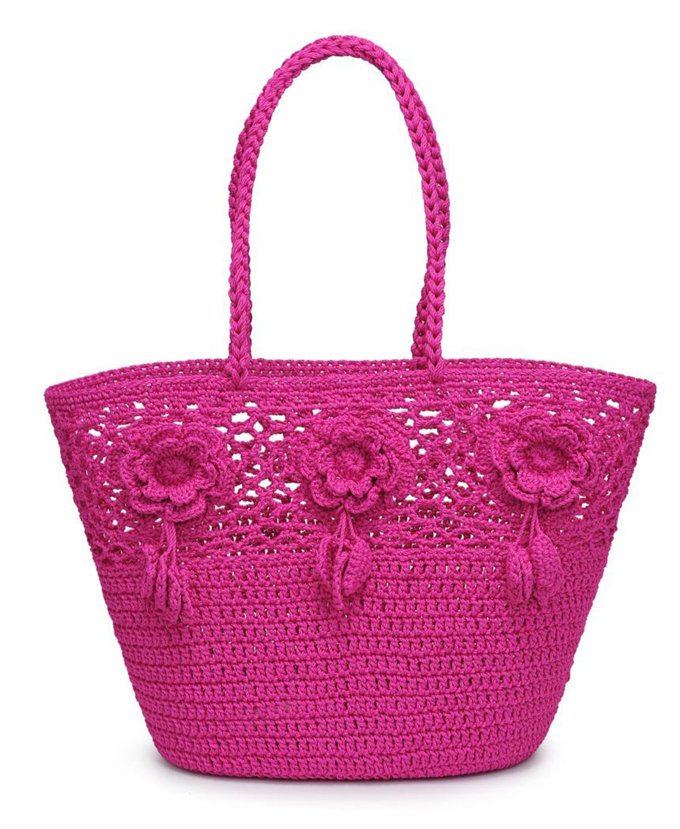 Crochet Tote Bag view 1