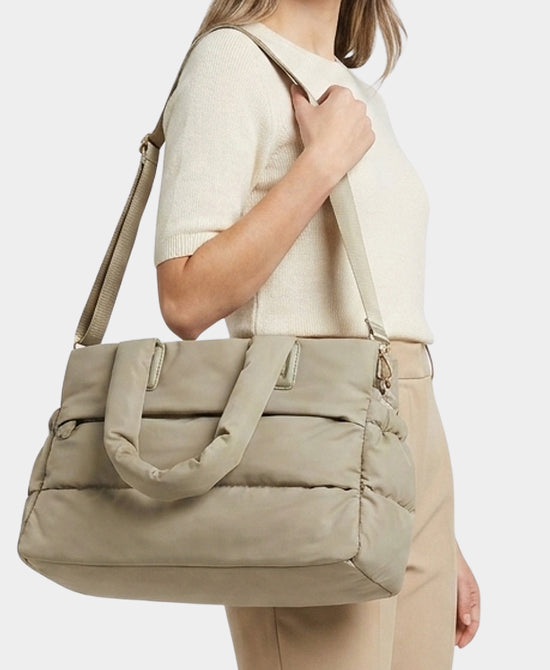 
Puffer Weekender Bag in SAGE view 2