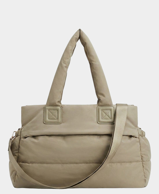 
Puffer Weekender Bag in SAGE view 1