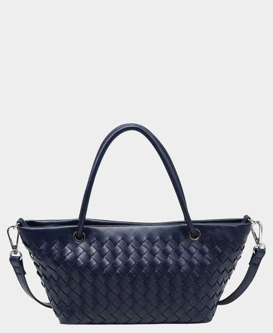 
Woven Crossbody Bag in MIDNIGHT view 1
