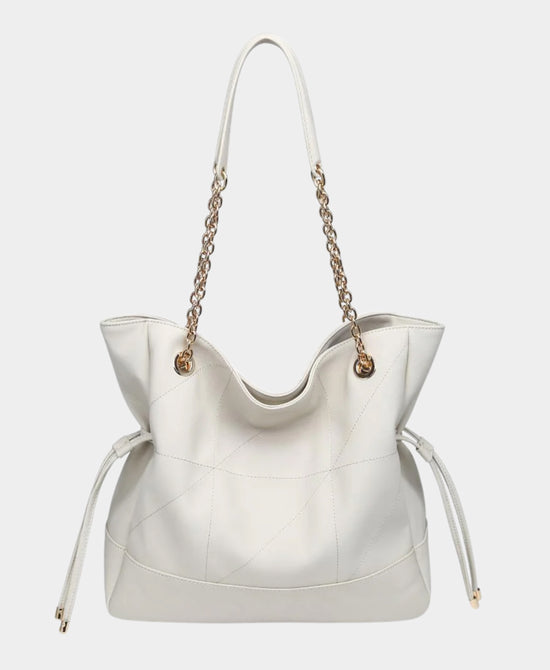 Faux Leather Tote Bag view 1