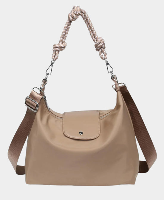 Handbag w/ Knotted Rope Handle view 1