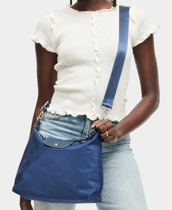 
Handbag w/ Knotted Rope Handle in NAVY view 2