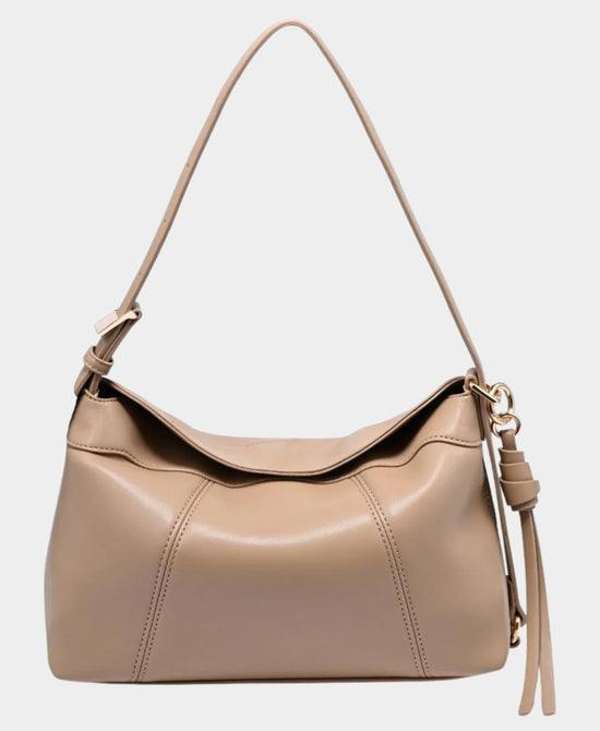 Faux Leather Shoulder Bag view 1