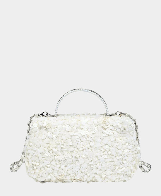 
Sequin Evening Bag in IVORY view 2