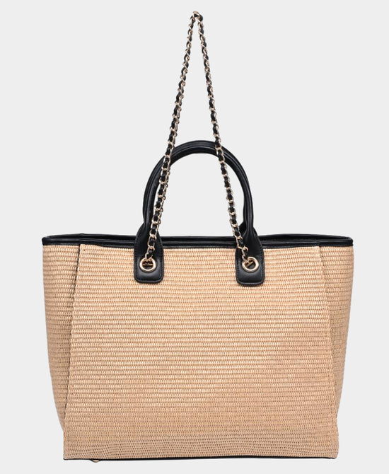 Straw Tote Bag view 1