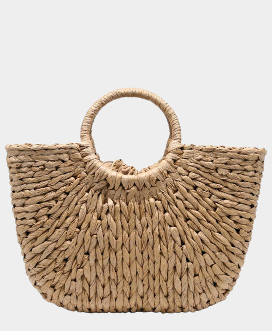 Woven Straw Seashell Handbag view 2