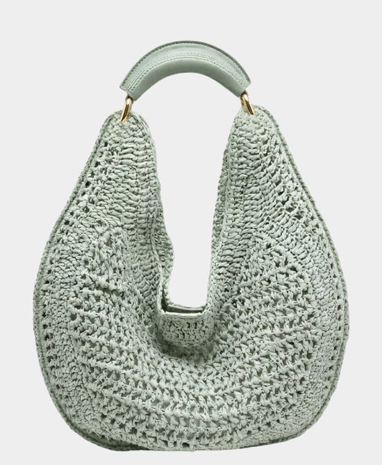 Straw Hobo Bag view 1