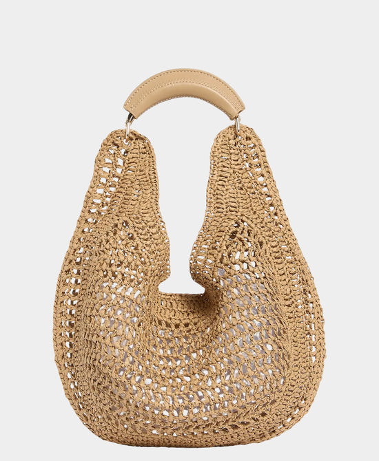 
Straw Hobo Bag in NATURAL view 1