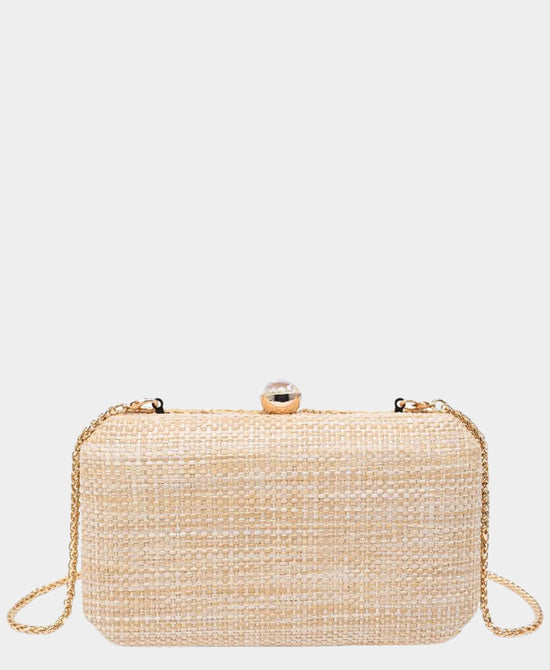 Floral Embroidered Clutch Bag view 2