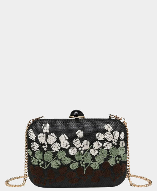 Embroidered Clutch Bag view 1