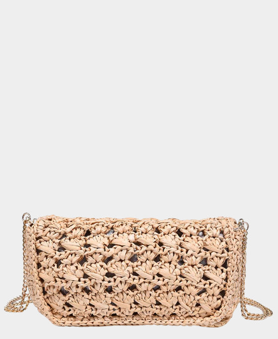 Straw Crossbody Bag w/ Starfish Detail view 2