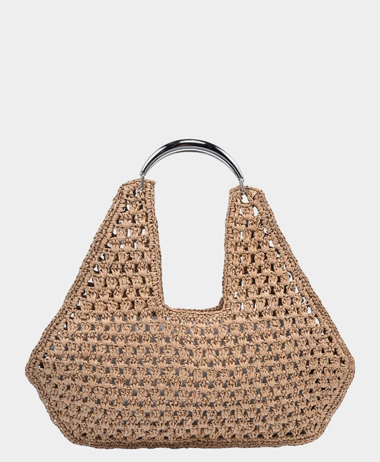 2in1 Straw Tote Bag view 2