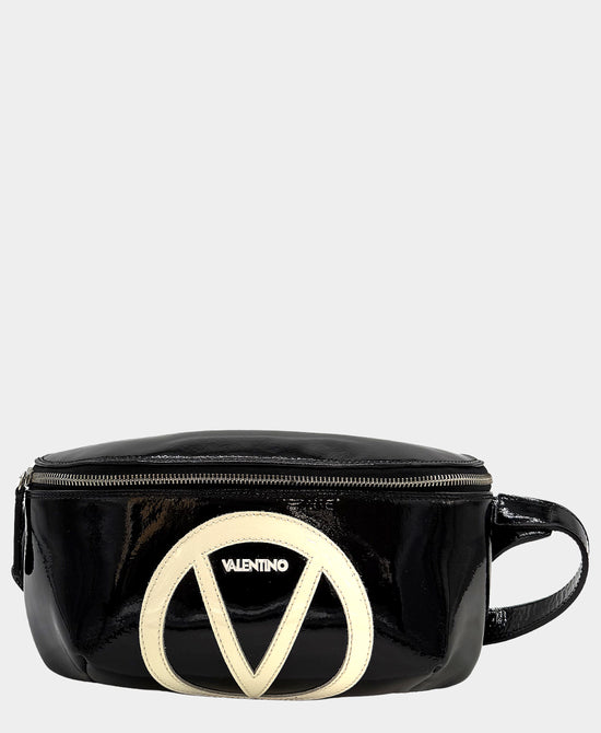 Large Patent Leather Logo Fanny Pack Bag view 