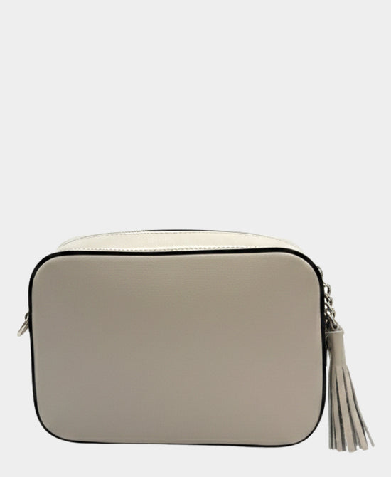 Leather Metal Logo Shoulder Bag view 2