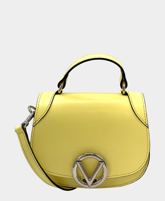 Leather Metal Logo Crossbody Bag view 1