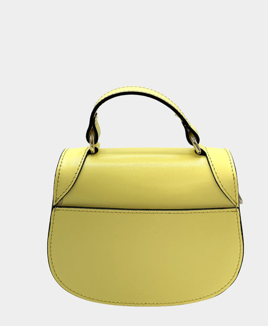 Leather Metal Logo Crossbody Bag view 2