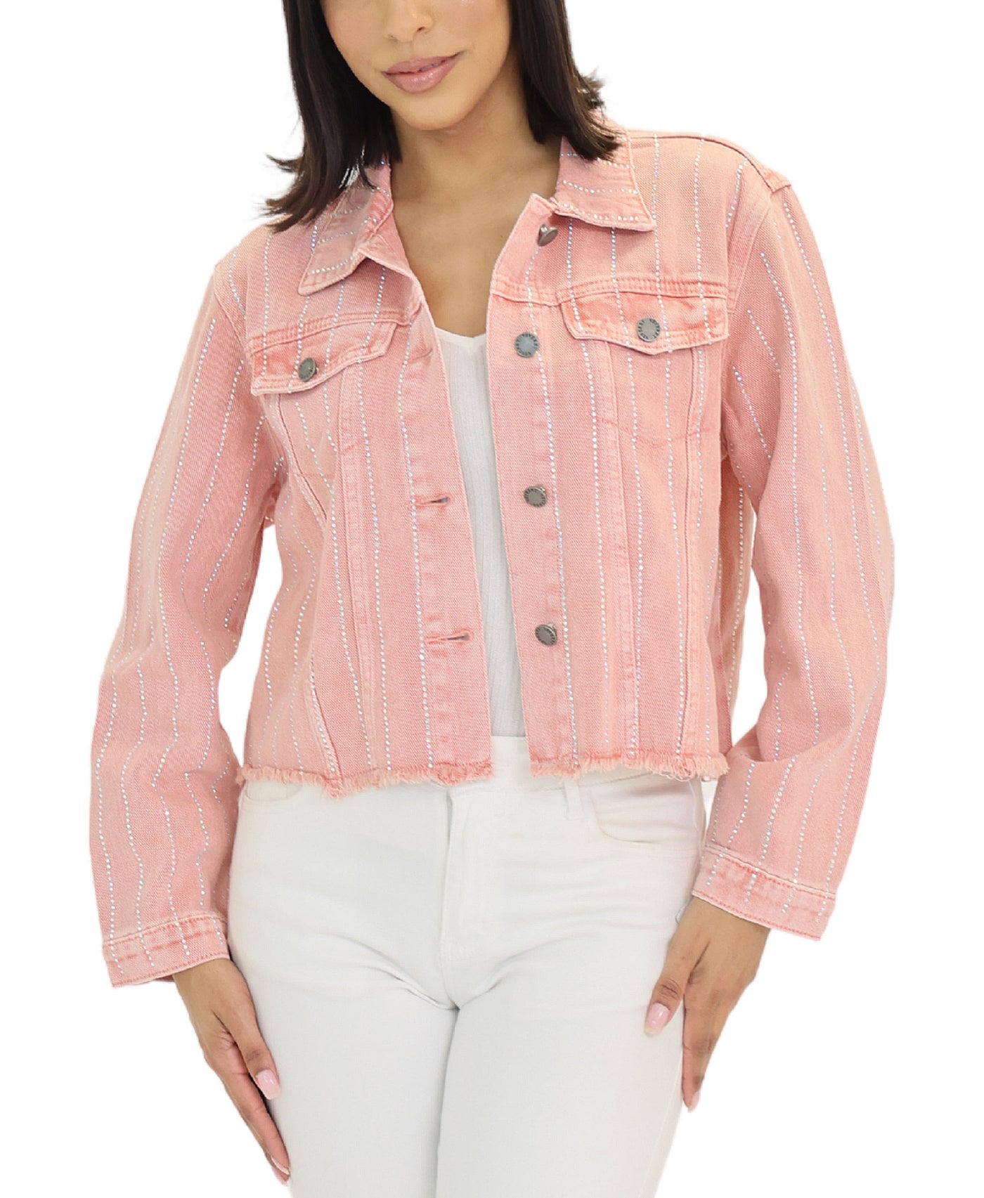 Denim Jacket w/ Sequins view 1