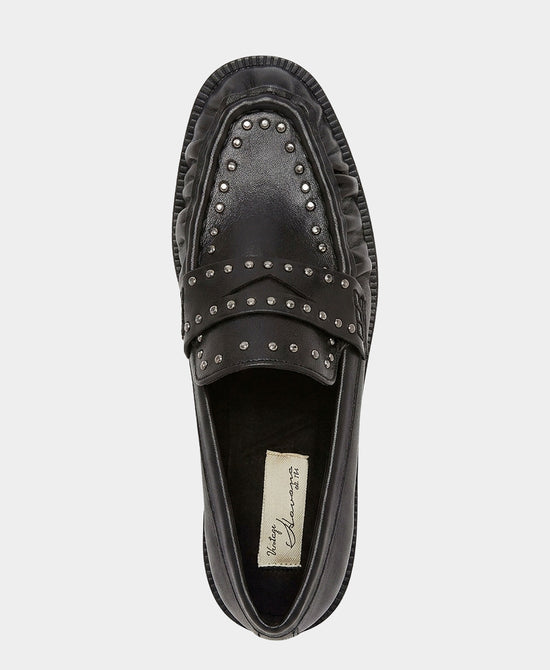 
Studded Loafer in BLACK/SILVER view 2