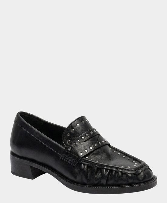 
Studded Loafer in BLACK/SILVER view 1