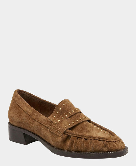 
Studded Loafer in BROWN/GOLD view 1