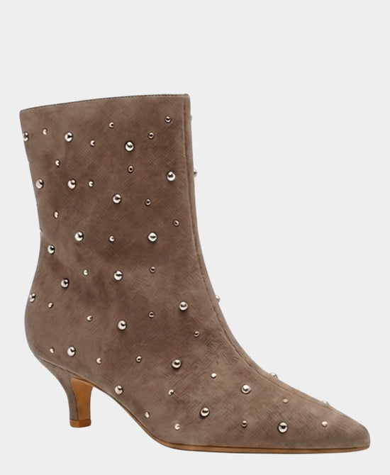 
Studded Bootie in TAUPE/SILVER view 1